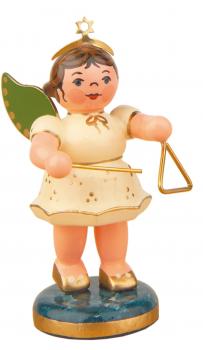 Sockelfigur Engel mit Triangel