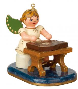 Sockelfigur Engel mit Zither