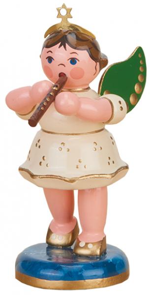 Sockelfigur Engel mit Flöte